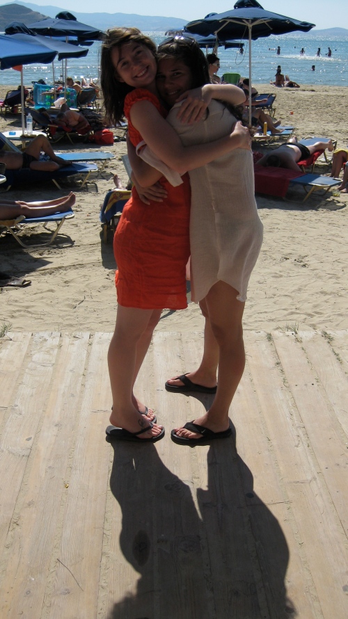 Diana and I at St. George Beach