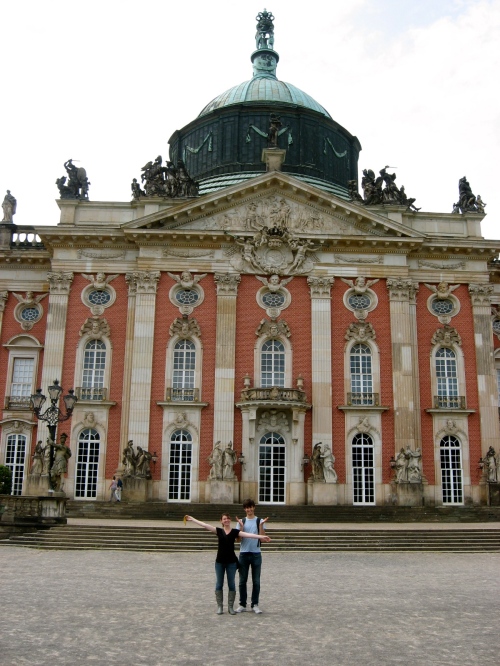 Andrew and I at Neue Palais in Potsdam